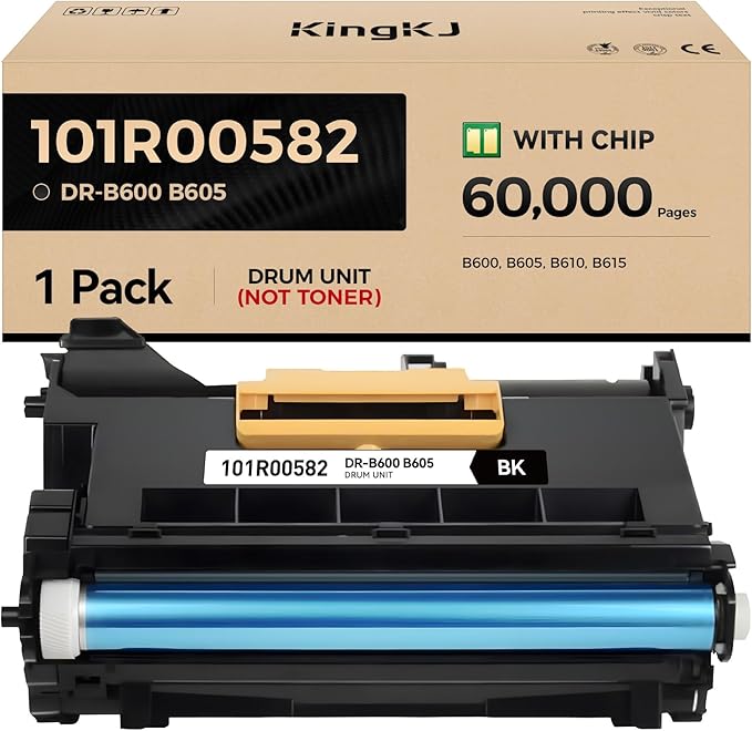 VersaLink B600 B610 101R00582 Drum Unit (Not Toner)Black 1-Pack High Capacity Replacement for B600 B610 101R00582 Image-Drum Compatible for Xerox VersaLink B600 B605 B610 B615 Laser Printer All-in-One