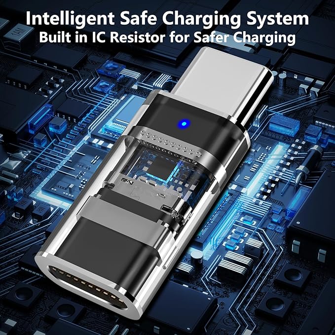 【Apple MFi Certified】Lightning to USB-C Adapter, Stuffcool 4Pack Lightning Female to Type-C Male Digital Converter Type-C Fast Charge Connector for iPhone 17/17 Air/17 Pro/17 Pro Max/16/16 Pro/15/iPad