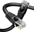 GEARit Cat 6 Ethernet Cable (1-Pack 35 Feet) Cat6 Network Patch, 10Gbps, RJ45, Snagless Cord, Gold-Plated Connectors, Internet for PC, TV, Tablet, Router, Printer, Servers, IT Data Center - Black
