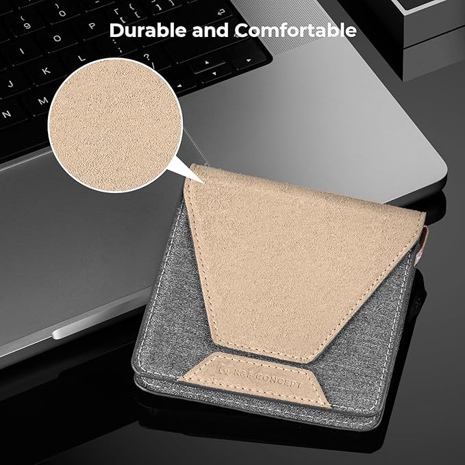 K&F Concept Lens Filter Case 4 Pocket, Leather Carrying Filters Bag Pouch for Square ND CPL etc Filters up to 100x100mm, Designed NANO-X Series Square Bracket 100mm