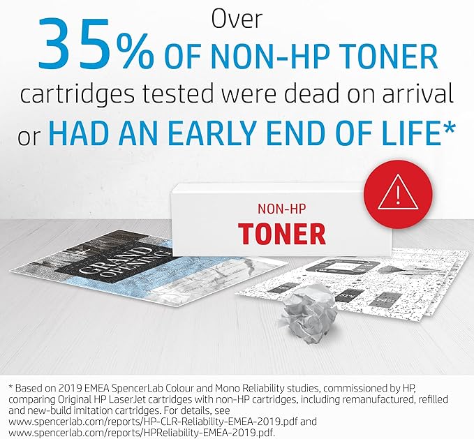 HP 213A Cyan Original LaserJet Toner Cartridge, W2131A. Works with HP LaserJet Enterprise 5700, 5800, 6700, 6701, 6800, 6801