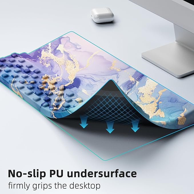 Ospelelf Computer Keyboard Stand Tilt with Wrist Rest, Comfy Ergonomic Keyboard Riser Holder for Desktop