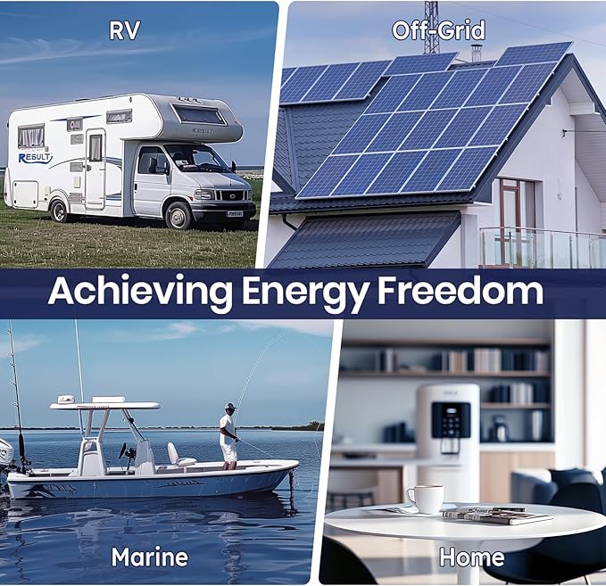 12V 230Ah LiFePO4 Battery, Built-in 150A BMS, Max. 1920W Power Output & 2944Wh Energy Lithium Battery, 15000 Cycles for Your RVs, Solar System, Off-Grid, Camper, etc
