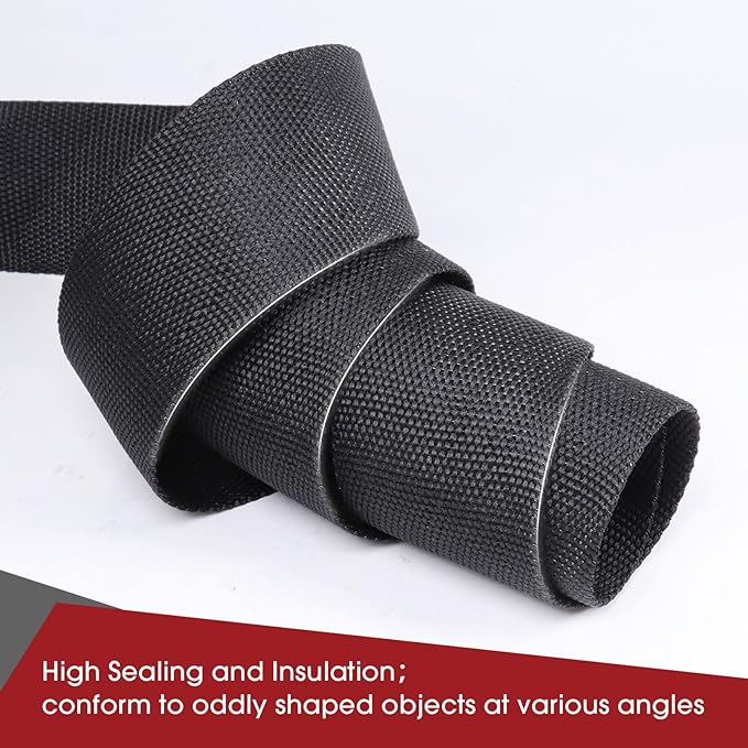 Heat Shrink Wire Loom 2:1 Shrinkable Braided Cable Sleeve 1-3/8 Inch ID-46ft Abrasion Protection Flexibility Fabric Wiring Harness Cover Sheath