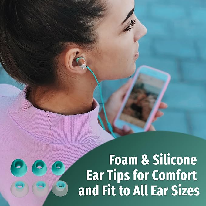 Symphonized Premium Wooden iPhone Earphones Wired (USB C) Deep Bass Sound, 3D Sound, Microphone Volume Control, 90% Noise Cancelling for Type C Devices. Earphones for iPhone 15 to 16 & Android