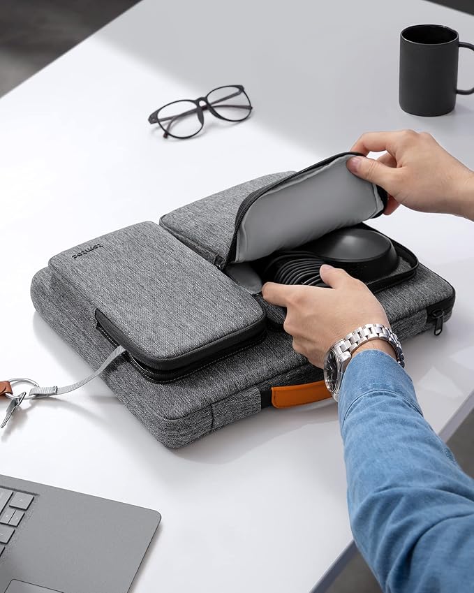 tomtoc 360 Protective Laptop Carrying Case for 15.6-16.2 Inch Acer Aspire 5/7, Lenovo Legion 5i Pro Gen 7, The Razer Blade 17, Dell Inspiron 16/XPS 17, LG Gram 17, More Asus Thinkpad Chromebooks