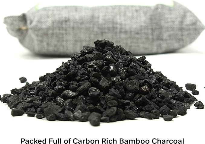 1000g Large Bamboo Charcoal Air Purifier Bag - Car Deodorizer Freshener - Remove Odor and Control Moisture in Your RV, Camper, SUV, Truck, Closet, Mobile Home, Storage - Non fragrant 1kg