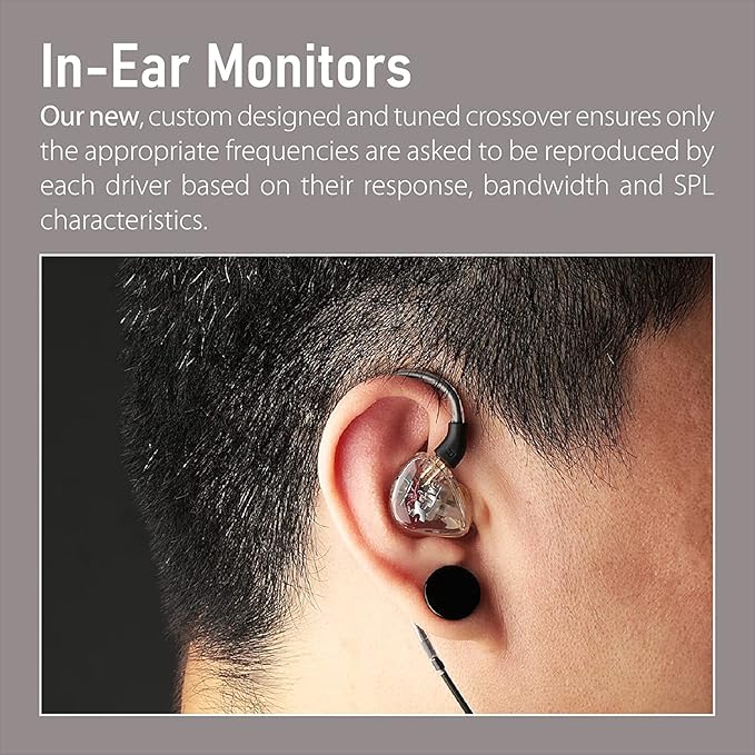 Xvive U4T9 Wireless in-Ear Monitor System with T9 2BAD Earphone Personal IEM for Studio, Band Rehearsal,Live Performance