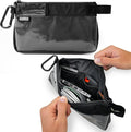 GOBAGS Production Zipper Bags - Electronics & Camera Accessories Bag - Cable organizer, Gear Accessory Pouch, Travel Camera Essentials (Small, Black)