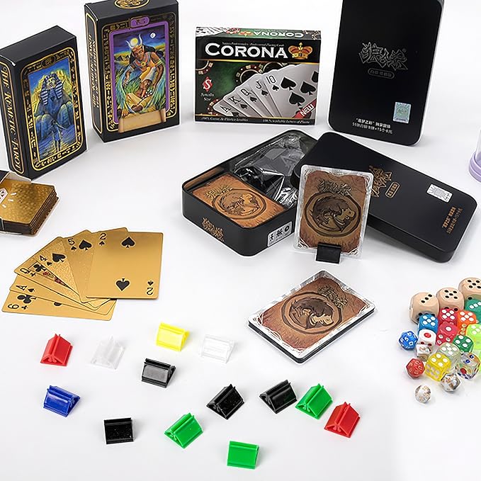 120 PCS Plastic Game Card Stands Colorful Blank Board Markers Holder for Price Tags Menus Labels Party Favor Supplies 6 Colors
