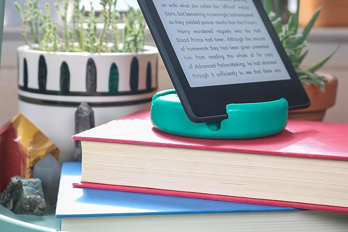 GoDonut – Phone Stand Original – Cell Phone Holder + Tablet Stand Desk Organizer – Compatible with Tablet, iPhone 16 15 14 Pro Max, Android & Most Smartphones - Pink