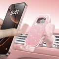 MRGLAS 2025 Upgraded Phone Holders for Your Car with New Metal Hook Clip, Handy Air Vent Cell Phone Car Mount [One Hand Operation], Universal Automobile Cradle for iPhone Android and All Smartphones