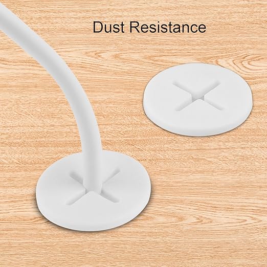 Desk Grommet,1 Inch Flexible Rubber Grommets, Silicone Cable Cord Grommet Wire Hole Cover for Desk, Table and Other Furnitures(12Pack)