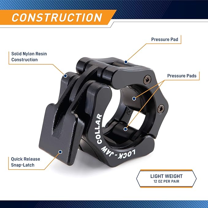 Steelbody Olympic Barbell Lock Jaw Collars
