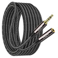 VIOY Headphone Extension Cable 10 FT,[Copper Shell, Hi-Fi Sound] 3.5 mm Male to Female Stereo Audio Cable Nylon Braided Aux Cord for Smartphones, Tablets, Media Player