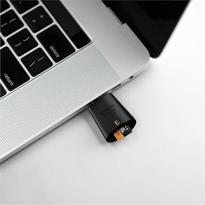 Amazon Basics Micro SD Card Reader USB-C 3.0