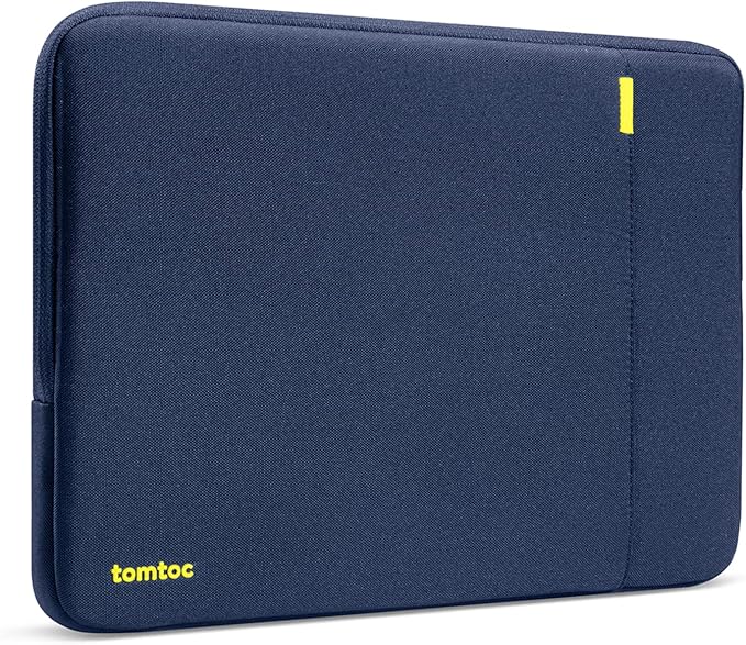 tomtoc 360° Protective Laptop Sleeve for 13-inch New MacBook Air M4/A3240 2025, M3/A3113, M2/A2681 M1/A2337 A2179 A1932, 13-inch MacBook Pro M2/A2686 M1/A2338, Water-Resistant Computer Case Bag
