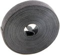 Reusable Fastening Tape Cable Ties 3/4 Inch Double Side Hook Roll (10 Yard, Black Upgraded Version)