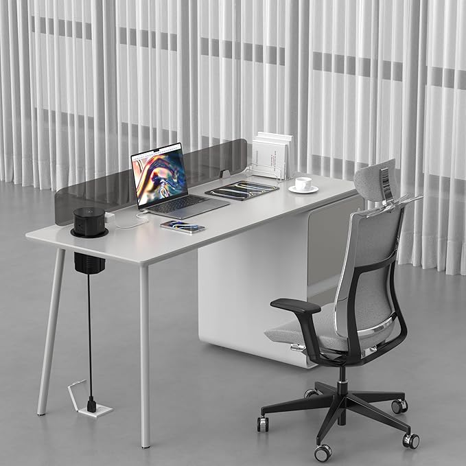 Pop up Outlet for Countertop with Wireless Charger,45W USB C Port, 4.7'' Diameter Round Pop Up Counter Outlet with AC Outlets,USB Ports,Hidden Outlet,Pop Out Outlet