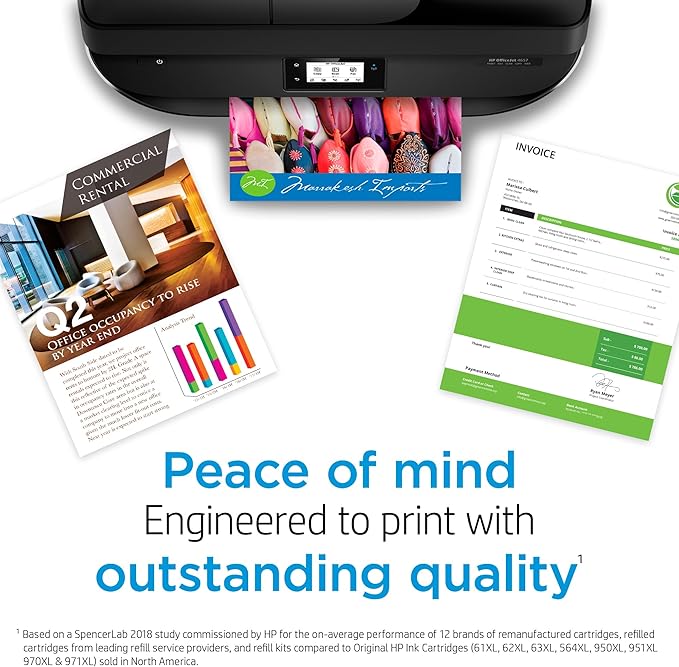 HP 910XL Magenta High-yield Ink Cartridge | Works with HP OfficeJet 8010, 8020 Series, HP OfficeJet Pro 8020, 8030 Series | Eligible for Instant Ink | 3YL63AN