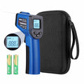 Infrared Thermometer Gun for Cooking, -58℉~1022℉, Digital Laser Temperature Gun for Deep Frying, Pizza, Blackstone, Reptiles, IR Thermometer with Carrying Storage Case, Larger Font, LCD Backlit, Blue