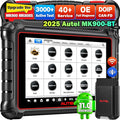 Autel Scanner MaxiCOM MK900BT, 2025 MK900-BT V2.0 Bidirectional Diagnostic Tool, 8in Up of MK900 MX900 MK808S MK808BT MX808S MK808Z, 3000+ Active Tests, 40+ Service, CAN-FD&DOIP, All System, FCA 11 OS