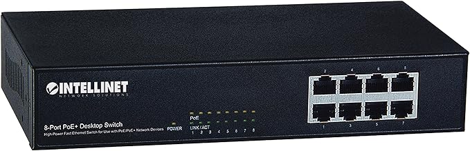 Intellinet 8-Port PoE+ Desktop Switch (560764)