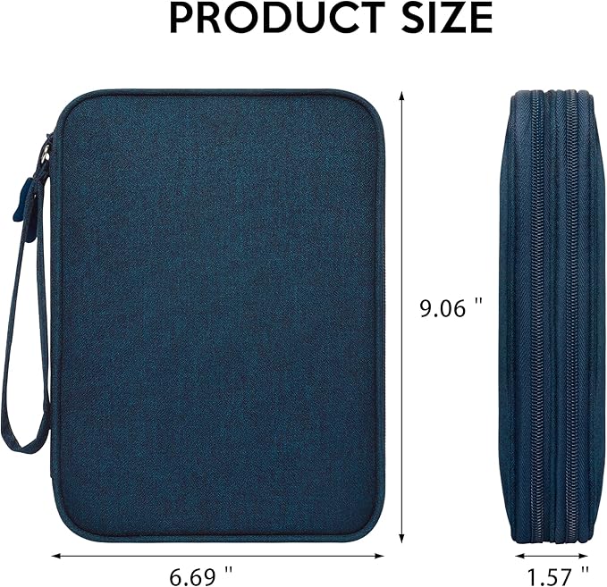 CILLA Electronics Organizer Travel, Travel Cord Organizer Case, Compact Electronics Accessories Bag for Cable, Cord, Charger, Phone