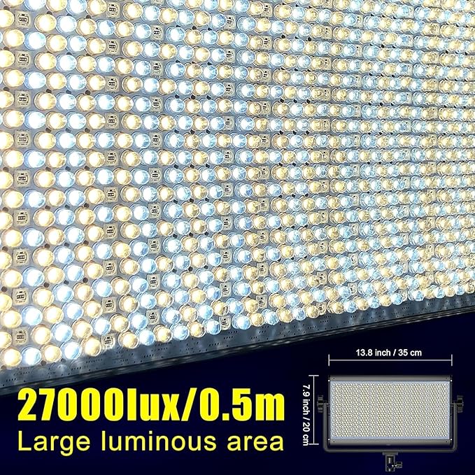 GVM 1500D RGB LED Video Light with Softbox, 75W Video Lighting Kit with Bluetooth Control, 3 Packs Led Panel Light for Photography, YouTube Studio, Broadcasting, 18 Kinds Lighting Scene