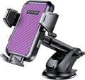 Universal Car Phone Holder for Dashboard Windshield, Hands Free Phone Mount for Car, Automobile Cradles Desk Phone Holder Stand with Suction Cup for iPhone, Samsung, LG and All Android Smart Phones