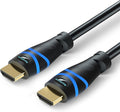 BlueRigger 8K HDMI Cable 3FT- 4 Pack, (8K 60Hz HDR, HDCP 2.3, High Speed 48Gbps) - Compatible with PS5/PS4, Xbox, Roku, Apple TV, HDTV, Blu-ray, PC