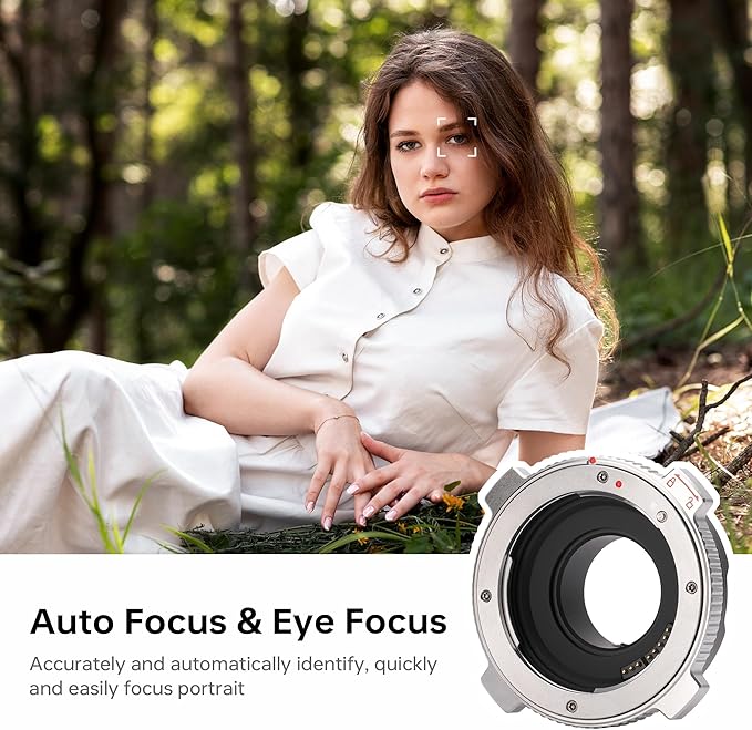 VILTROX EF-M1 Pro Lens Adapter, Auto Focus Ring Mount Adapter Lens Converter with Security Lock Compatible with Canon EOS EF/EF-S Lens to M4/3 MFT GH4 GH5 GF6 GX7 E-M5 E-M10II E-PL5 Cameras