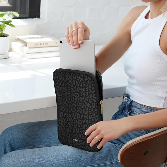 Vandel 9-11 Inch Tablet Sleeve, iPad Sleeve 11 inch Travel Pouch, Fits iPad Pro 11 Inch M4/ 10th Generation 10.9, 9/8th Gen 10.2/ Air 11" 5/4/3 10.9"/10.5", Pro 11 M2, Tab S8/S9