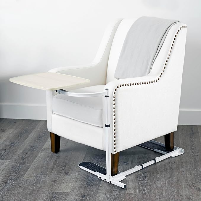 Stander Wonder Tray, Adjustable Swivel Table, Large Laptop Stand, Couch Desk, Side Tables & Gaming Bench, TV-Trays for Eating on Couches, Chairs, Recliners, Maple