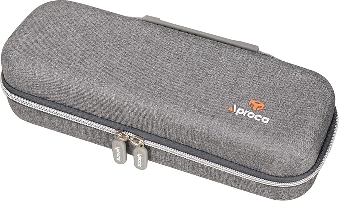 Aproca Grey Portable Hard Storage Case, for Canon ImageFORMULA R10 / ImageFORMULA P-215II Portable Document Scanner