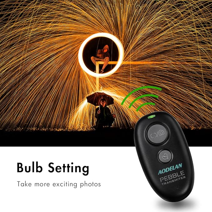 Camera Wireless Shutter Release Remote Control for Sony a7III, a9, a7RIII, a7RII, a7M3,a7M2, a7sII, A6000, HX300, RX100ii, RX100 V(A), RX100 VI, a850, a55, a67, a77, a99; Replace RM-L1AM and RM-SPR1