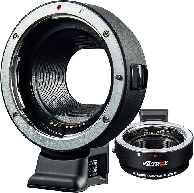 VILTROX EF-EOS M Mount Camera Adapter,Autofocus Lens Converter Ring,EF-M Lens Adapter Compatible with Canon EF/EF-S Series Lens/Canon EOS M Series Mirrorless Camera EOS M1 M2 M3 M5 M6 M10 M100