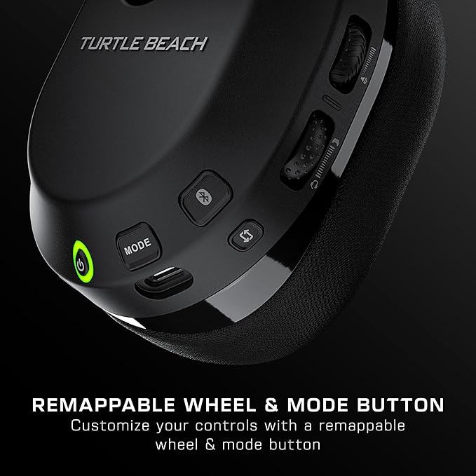 Turtle Beach Stealth 600 Wireless Multiplatform Amplified Gaming Headset for Xbox Series X|S, Xbox One, PC, PS5, PS4, & Mobile – Bluetooth, 80-Hr Battery, Noise-Cancelling Mic – Black