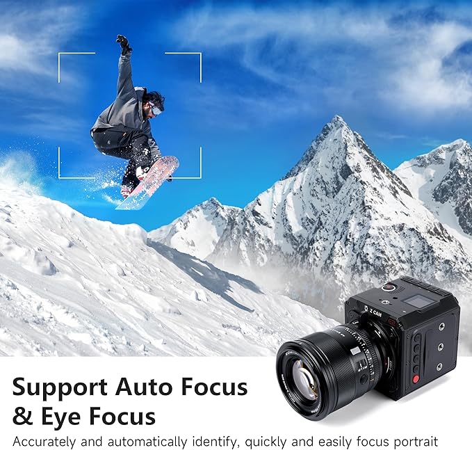 VILTROX E-T10 II Lens Mount Adapter, E Mount Lens to Z-CAM Cinema Cameras Autofocus Adapter Converter Compatible with Sony E Mount Lens to Z-CAM E2-M4 E2-S6 E2-F6 E2-F8 Cinema Cameras