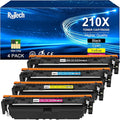 210X High Yield Toner Cartridge,with Chip Compatible for HP 210A W2100A W2100X Toner Cartridge for HP Color Laserjet MFP 4301dw 4301fdn 4301fdw Pro 4201dw 4201dn,Black Cyan Yellow Magenta,4 Pack