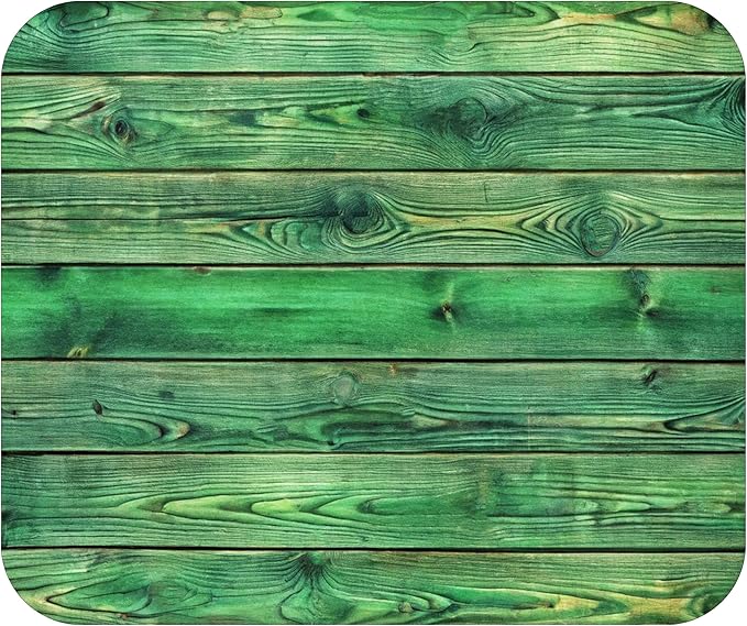 Green Wood Decorative Colorful Mouse Pad Mat Mousepad for Desk Computer Laptop PC Gaming Home or Office Gift (Green Wood MP28)