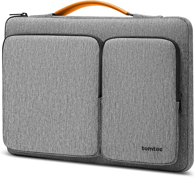 tomtoc 360 Protective Laptop Case for 13-inch New 2025 MacBook Air M4/A3240, M3/A3113, M2/A2681, M1/A2337, 13 in MacBook Pro M2/M1, 13-in Surface Pro 11th AI PC, Water-Resistant Carrying Bag
